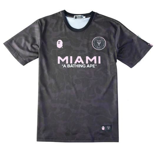 BAPE X INTER MIAMI BLACK CAMO SHIRT 2023/24