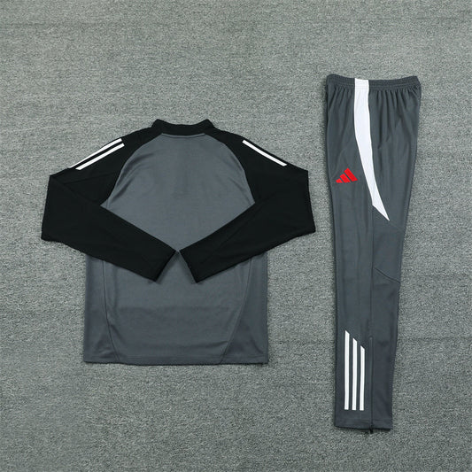 MANCHESTER UNITED GREY/RED TRACKSUIT