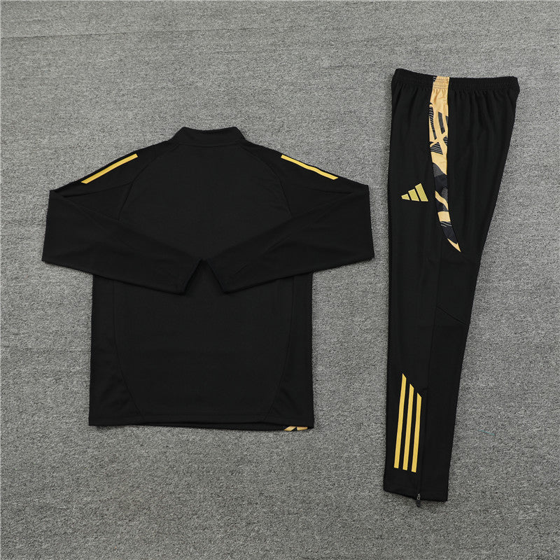 REAL MADRID 24-25 BLACK TRACKSUIT