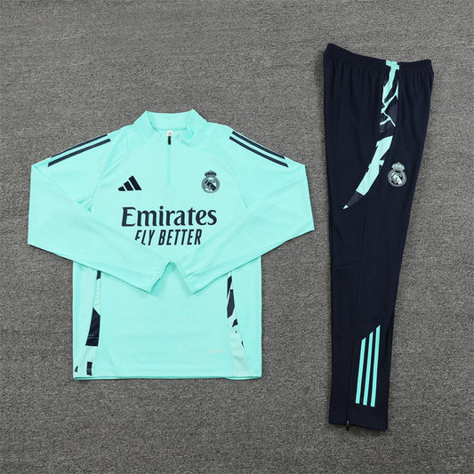 REAL MADRID 24-25 LIGHT BLUE TRACKSUIT